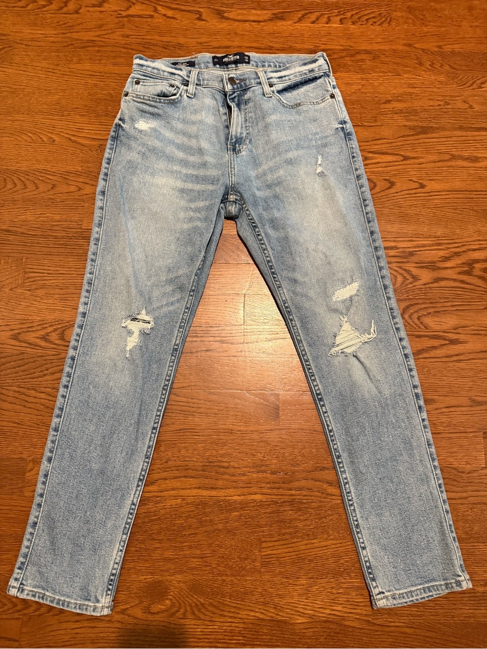 Hollister Light Blue Straight Leg Jeans